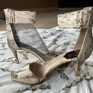 Vince Camuto Snakeskin Heels